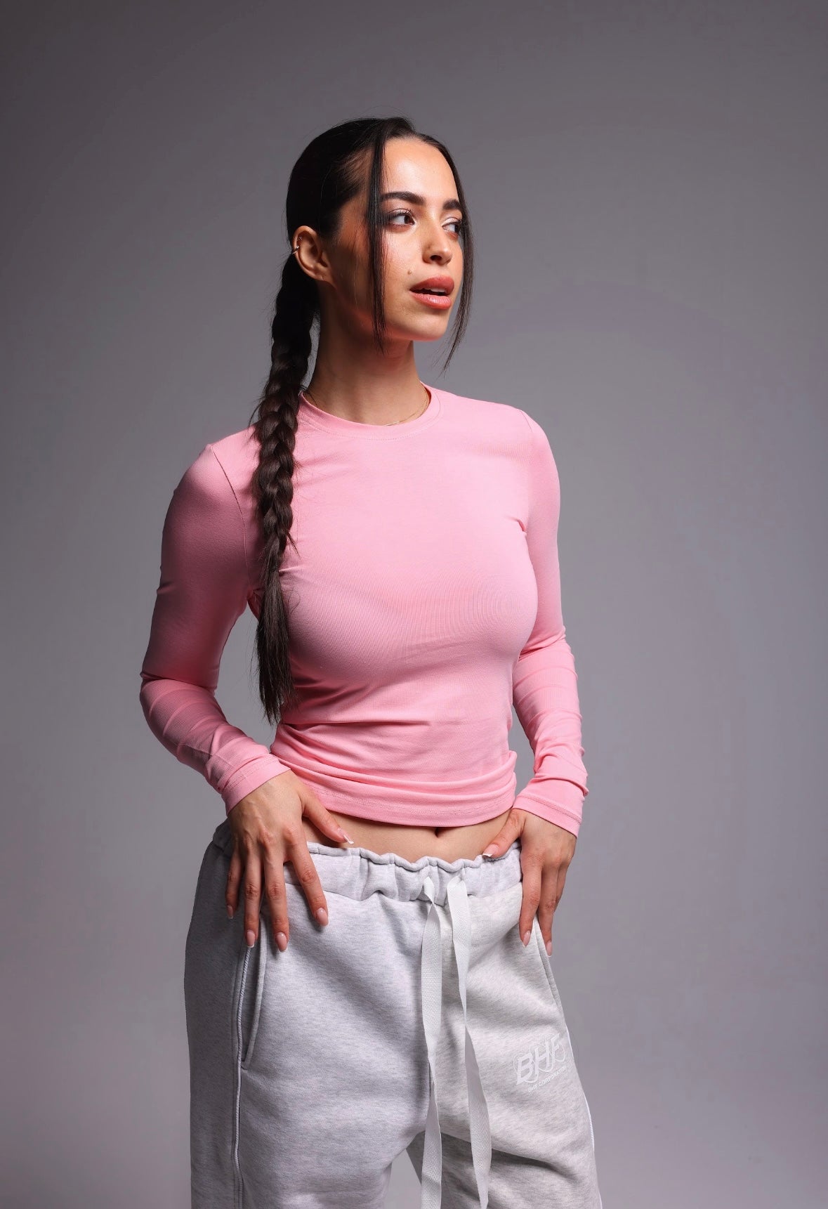 PINK LONG SLEEVE TOP