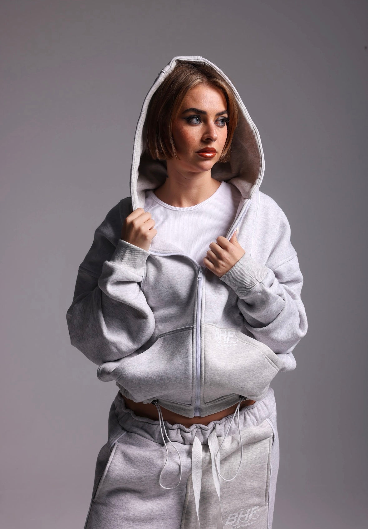 LIGHT GREY WOMEN SET