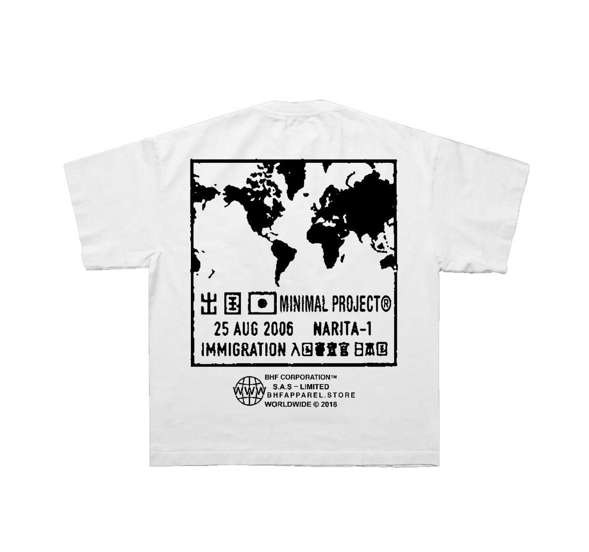 OFF WHITE MAP TEE