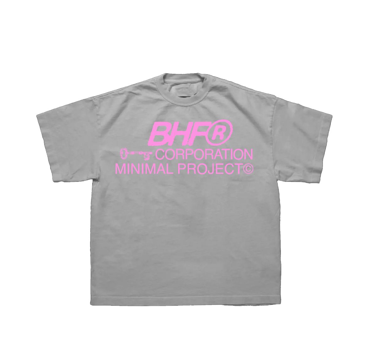 SILVER MINIMAL TEE