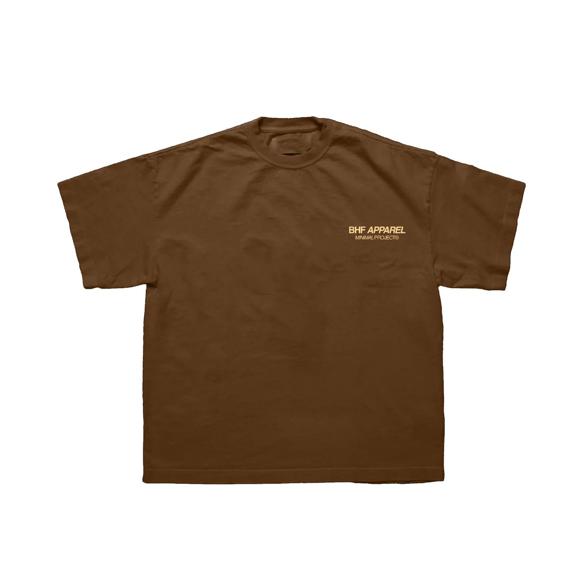 BROWN MINIMAL TEE