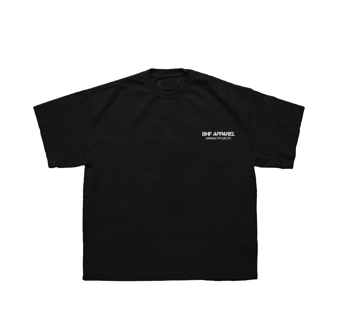 BLACK MINIMAL TEE