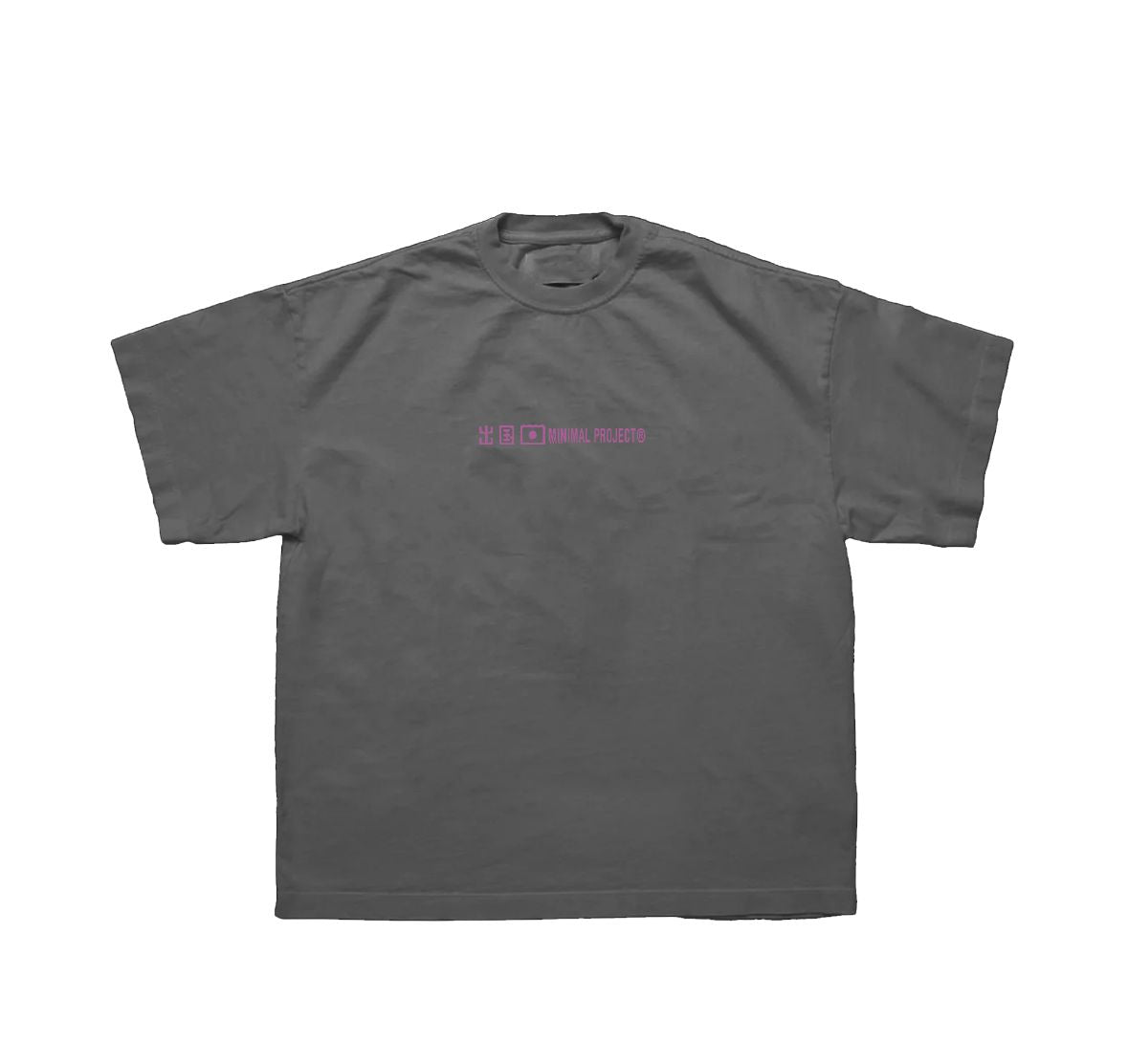 DARK GREY MAP TEE