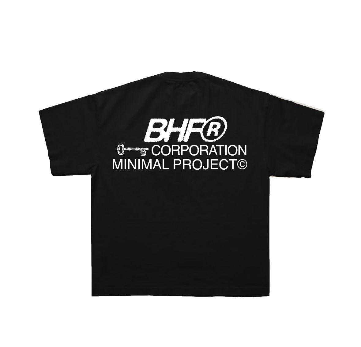 BLACK MINIMAL TEE